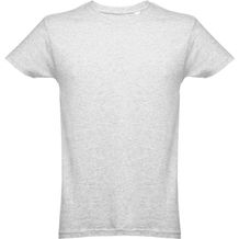 THC LUANDA. Herren-T-Shirt aus Baumwolle im Schlauchformat (Weiss melliert) (Art.-Nr. CA182891)