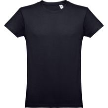 THC LUANDA. Herren-T-Shirt aus Baumwolle im Schlauchformat (Schwarz) (Art.-Nr. CA183001)