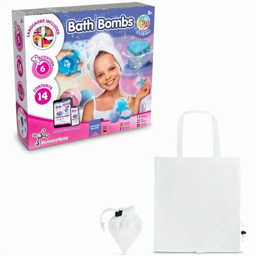 Bath Bombs Kit V. Lernspiel lieferung inklusive einer faltbaren geschenktasche aus 190T (Art.-Nr. CA183824) - Lernspiel für Kinder zum Vorbereite...
