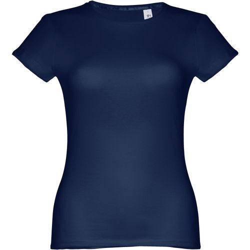 THC SOFIA. Tailliertes Damen-T-Shirt (Art.-Nr. CA184097) - Damen T-Shirt aus 100% Strickjersey und...