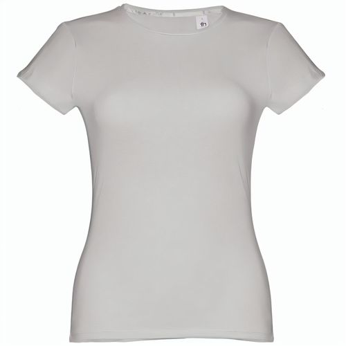 THC SOFIA. Tailliertes Damen-T-Shirt (Art.-Nr. CA188201) - Damen T-Shirt aus 100% Strickjersey und...