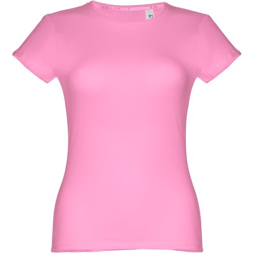 THC SOFIA. Tailliertes Damen-T-Shirt (Art.-Nr. CA189042) - Damen T-Shirt aus 100% Strickjersey und...