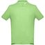 THC ADAM. Kurzarm-Poloshirt aus Baumwolle für Herren (hellgrün) (Art.-Nr. CA189311)