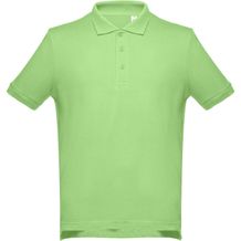 THC ADAM. Kurzarm-Poloshirt aus Baumwolle für Herren (hellgrün) (Art.-Nr. CA189311)