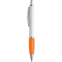 MOVE BK. Kugelschreiber mit Clip und Metall Applikationen (orange) (Art.-Nr. CA202499)