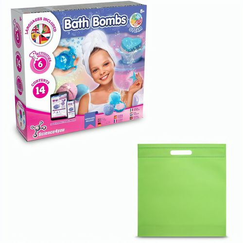 Bath Bombs Kit IV. Lernspiel lieferung inklusive einer non-woven tasche (80 g/m²) (Art.-Nr. CA210395) - Lernspiel für Kinder zum Vorbereite...