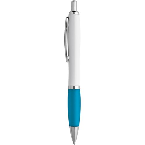 MOVE BK. Kugelschreiber mit Clip und Metall Applikationen (Art.-Nr. CA211102) - Kugelschreiber aus Metall mit Clip,...
