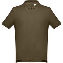 THC ADAM. Kurzarm-Poloshirt aus Baumwolle für Herren (khaki) (Art.-Nr. CA211656)