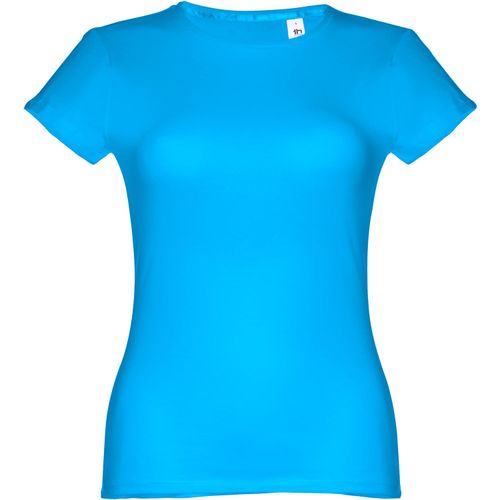 THC SOFIA. Tailliertes Damen-T-Shirt (Art.-Nr. CA212073) - Damen T-Shirt aus 100% Strickjersey und...
