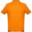 THC ADAM. Kurzarm-Poloshirt aus Baumwolle für Herren (orange) (Art.-Nr. CA212744)