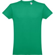 THC LUANDA. Herren-T-Shirt aus Baumwolle im Schlauchformat (grün) (Art.-Nr. CA219878)