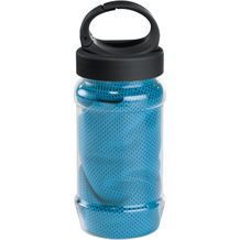 ARTX PLUS. Sporthandtuch aus Polyamid und Polyester mit Flasche (hellblau) (Art.-Nr. CA220702)