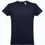 THC LUANDA. Herren-T-Shirt aus Baumwolle im Schlauchformat (nachtblau) (Art.-Nr. CA224007)