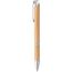 BETA BAMBOO. Bamboo Kugelschreiber mit Clip (natur) (Art.-Nr. CA224203)