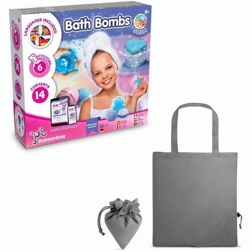 Bath Bombs Kit V. Lernspiel lieferung inklusive einer faltbaren geschenktasche aus 190T (Art.-Nr. CA226619) - Lernspiel für Kinder zum Vorbereite...
