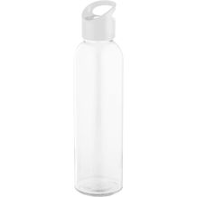 PORTIS GLASS. Glasflasche mit PP-Verschluss 500 ml (weiß) (Art.-Nr. CA227972)