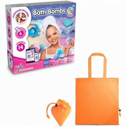 Bath Bombs Kit V. Lernspiel lieferung inklusive einer faltbaren geschenktasche aus 190T (Art.-Nr. CA228127) - Lernspiel für Kinder zum Vorbereite...