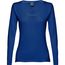 THC BUCHAREST WOMEN. Langärmeliges tailliertes T-Shirt für Frauen aus Baumwolle (königsblau) (Art.-Nr. CA230754)