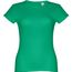 THC SOFIA. Tailliertes Damen-T-Shirt (grün) (Art.-Nr. CA232372)