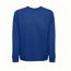 THC COLOMBO. Sweatshirt (unisex) aus italienischem Frottee ohne Knopfleiste (königsblau) (Art.-Nr. CA232384)