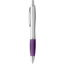 SWING. Kugelschreiber mit Clip aus Metall (Violett) (Art.-Nr. CA233173)