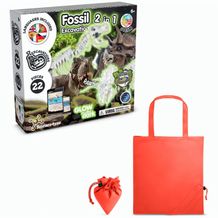 2 in 1 Fossil Excavation Kit V. Lernspiel lieferung inklusive einer faltbaren geschenktasche aus 190T (Art.-Nr. CA233342)