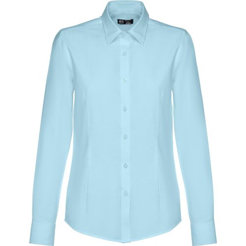 THC TOKYO WOMEN. Langärmeliges Oxford-Hemd für Frauen (Art.-Nr. CA236161) - Damen langarm Oxford Bluse aus 70%...