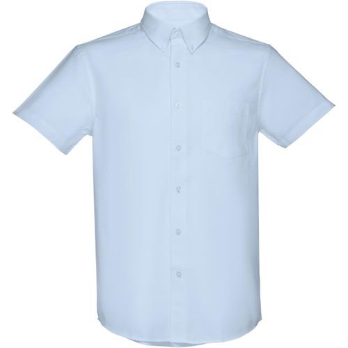 THC LONDON. Herren-Oxford-Hemd mit kurzen Ärmeln (Art.-Nr. CA238572) - Herren kurzarm Oxford Hemd aus 70%...