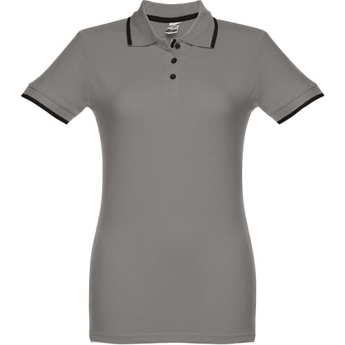 THC ROME WOMEN. "Slim fit" Damen Poloshirt (Art.-Nr. CA239271) - Damen Poloshirt aus Piqué Stoff 100...