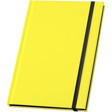 WATTERS. A5-Notizbuch aus fluoreszierendem PU. Linierte Blätter (gelb) (Art.-Nr. CA241295)
