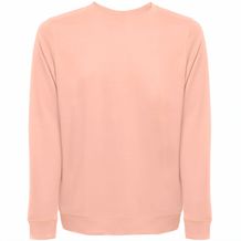 THC COLOMBO. Sweatshirt (unisex) aus italienischem Frottee ohne Knopfleiste (lachs) (Art.-Nr. CA242879)