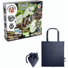 2 in 1 Fossil Excavation Kit V. Lernspiel lieferung inklusive einer faltbaren geschenktasche aus 190T (dunkelblau) (Art.-Nr. CA249540)