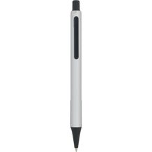 HUDSON. Schreibset mit Kugelschreiber und Minenbleistift aus Aluminium (Satinsilber) (Art.-Nr. CA249625)