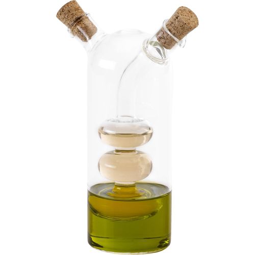 CHARLES. Öl- und Essigspender aus Glas mit Korkverschluss (Art.-Nr. CA251582) - Öl- und Essigspender aus Glas mit Korkv...