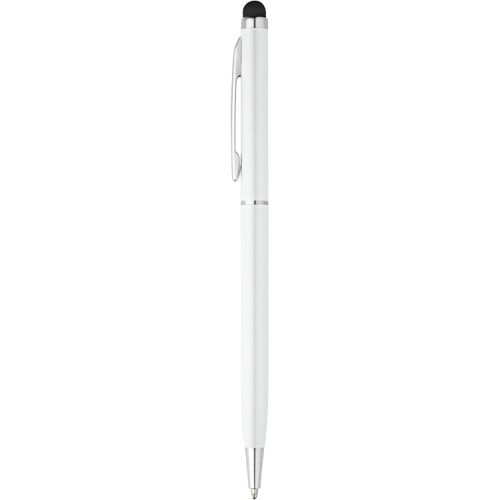 ZOE BK. Kugelschreiber aus Aluminium mit Touchpen-Spitze (Art.-Nr. CA254428) - Kugelschreiber aus Aluminium mit Drehmec...