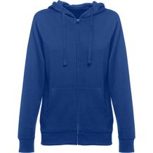 THC AMSTERDAM WOMEN. Sweatshirt für Frauen aus Baumwolle und Polyester (königsblau) (Art.-Nr. CA258572)