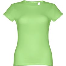 THC SOFIA. Tailliertes Damen-T-Shirt (hellgrün) (Art.-Nr. CA267352)