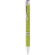 BETA WHEAT. Kugelschreiber aus Strohfaser und ABS mit Clip (hellgrün) (Art.-Nr. CA267797)