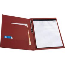 CLARK. A4 Schreibmappe mit Taschenrechner (Burgunder) (Art.-Nr. CA277118)