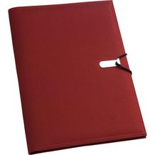 CLARK. A4 Schreibmappe mit Taschenrechner (burgunder) (Art.-Nr. CA277118)