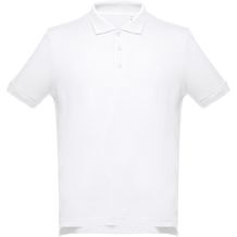 THC ADAM WH. Kurzärmeliges Poloshirt aus Baumwolle für Herren. Weiße Farbe (weiß) (Art.-Nr. CA277167)