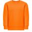 THC DELTA KIDS. Kindersweatshirt aus recycelter Baumwolle und Polyester (orange) (Art.-Nr. CA279081)
