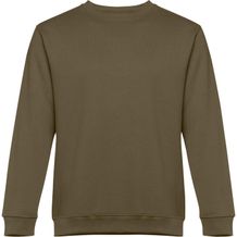 THC DELTA. Sweatshirt (unisex) aus Baumwolle und Polyester (khaki) (Art.-Nr. CA280885)