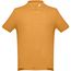 THC ADAM. Kurzarm-Poloshirt aus Baumwolle für Herren (dunkelgelb) (Art.-Nr. CA282747)
