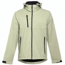 THC ZAGREB. Herren-Softshell-Jacke aus Polyester und Elastan (Pastellgrün) (Art.-Nr. CA288972)