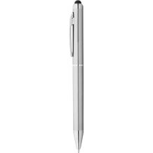 ESLA. Kugelschreiber mit Clip aus Metall (Satinsilber) (Art.-Nr. CA289006)