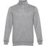 THC BUDAPEST. Unisex Sweatshirt (hellgrau melliert) (Art.-Nr. CA289602)