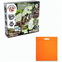 2 in 1 Fossil Excavation Kit IV. Lernspiel lieferung inklusive einer non-woven tasche (80 g/m²) (orange) (Art.-Nr. CA292786)