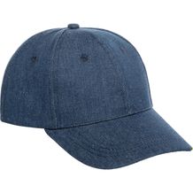 PHOEBE. Mütze aus Denim, Baumwolle und Polyester (300 g/m²) (blau) (Art.-Nr. CA298659)