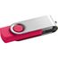 CLAUDIUS 4GB. USB-Stick 4 GB mit Metallclip (rosa) (Art.-Nr. CA300627)